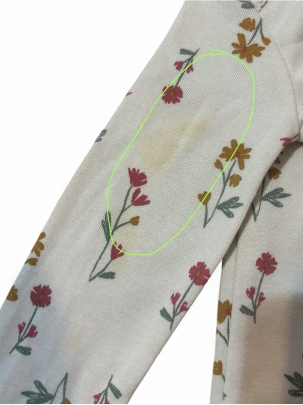 Carter's Cream Floral Long-Sleeve Bodysuit & Pants Set - Pink & Mustard Print